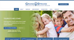 Desktop Screenshot of grandstrandpeds.com